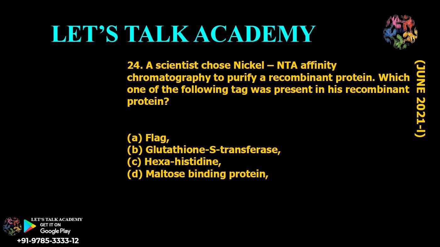 glutathione s transferase affinity chromatography Nickel-NTA His-Tag Protein Affinity Chromatography